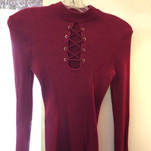 Red Guess sweater